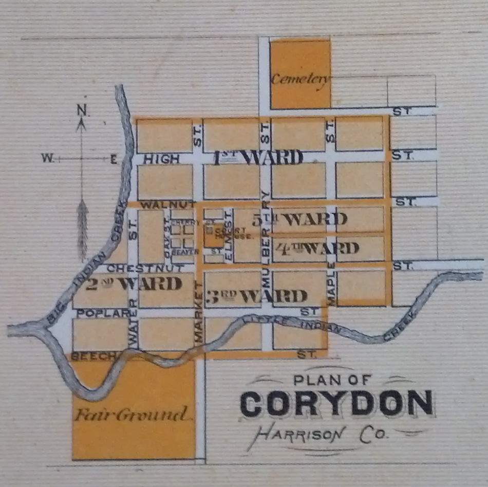 Map_of_Corydon,_Indiana_from_1876_atlas